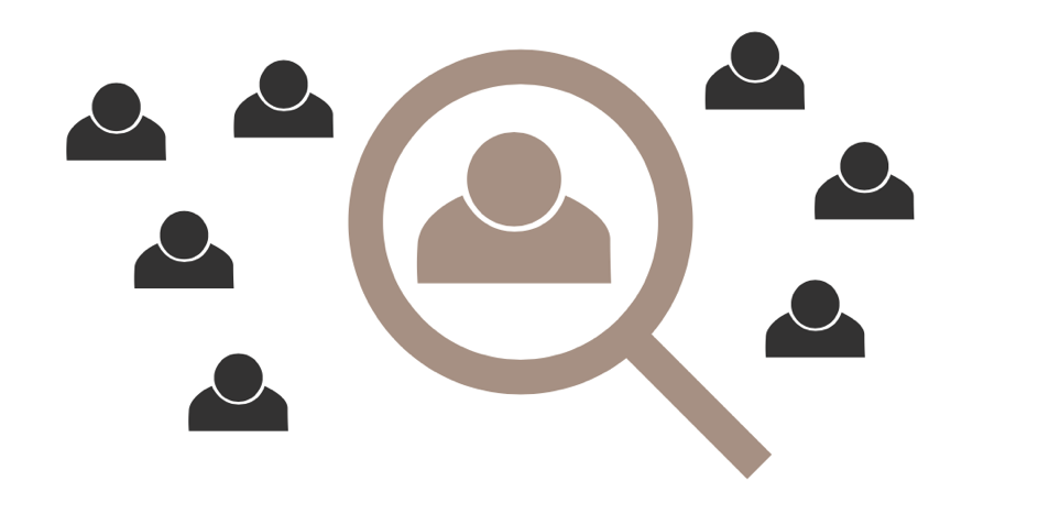 Grafik: Personensuche